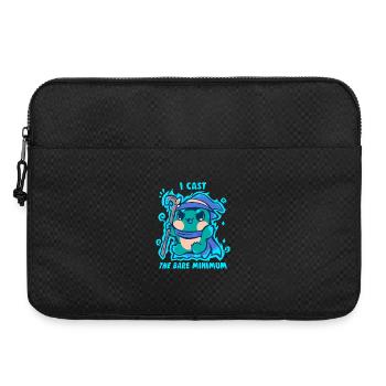 Das absolute Minimum an Zauber - Laptoptasche 15" - Schwarz - Vorne