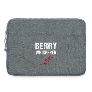 Blueberry Lustige Obst  Frucht Blaubeere Vintage - Laptoptasche 15" - Grau meliert - Vorne