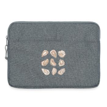 Austern - Laptoptasche 15" - Grau meliert - Vorne