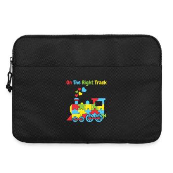 Auf dem richtigen Weg Autismus-Zug - Laptoptasche 15" - Schwarz - Vorne