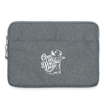 LineDance Dad Cowboy Stil - Laptoptasche 15" - Grau meliert - Vorne