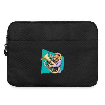TUBIST - sound & vision - Laptop bag 15" - black - Front