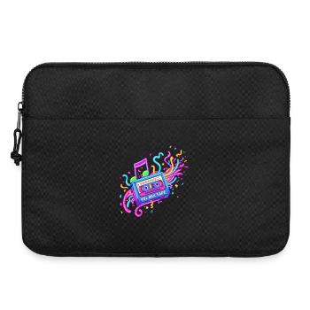 Fille des années 90 - Sacoche pour ordinateur portable 15 pouces - noir - Devant