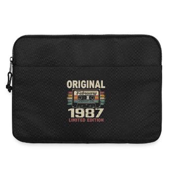 Février 1987, Cadeau d'Anniversaire février 1987 - Sacoche pour ordinateur portable 15 pouces - noir - Devant