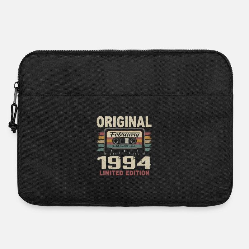 Februar 1994, Februar 1994 Geburtstagsgeschenk - Laptoptasche 15" - Schwarz