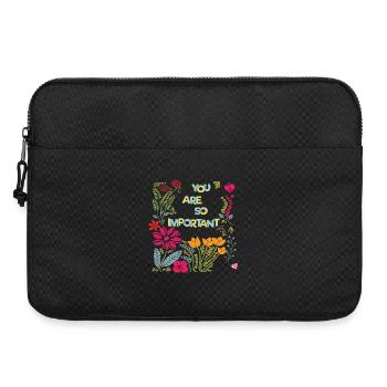 Du bist so wichtig  - Laptoptasche 15" - Schwarz - Vorne