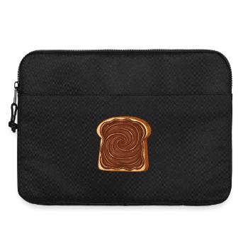 Nut Nougat Bread - Laptop bag 15" - black - Front