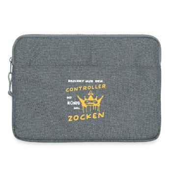 Il me tend la manette que le roi veut jouer - Sacoche pour ordinateur portable 15 pouces - gris chiné - Devant