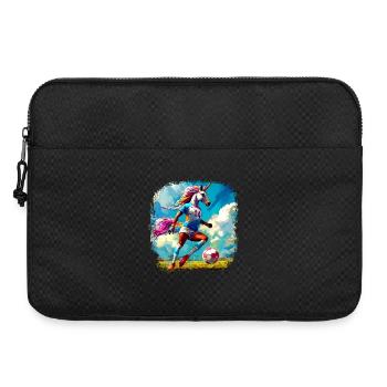 Unicorns Soccer / Soccer Unicorn - Laptop bag 15" - black - Front