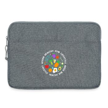Nutrition Food Food - Laptop bag 15" - heather grey - Front