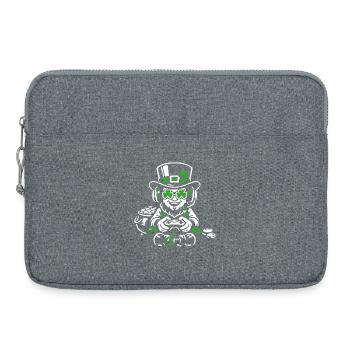 Irlandais : j’étais joueur de la Saint-Patrick - Sacoche pour ordinateur portable 15 pouces - gris chiné - Devant