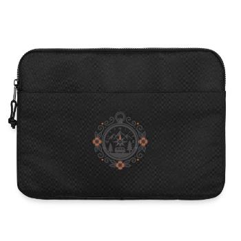 Vintage Vanlife Compass Camping - Laptop bag 15" - black - Front