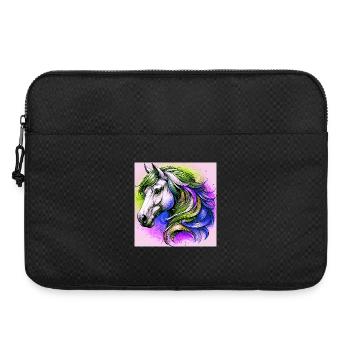 Pferd - Laptoptasche 15" - Schwarz - Vorne