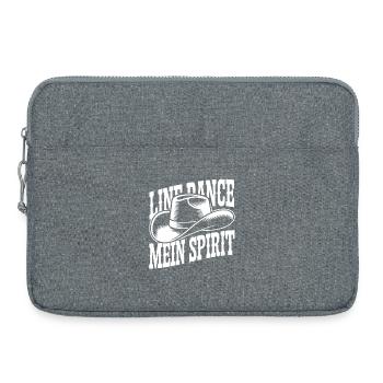 Linedance Cowboy Spirit - Laptoptasche 15" - Grau meliert - Vorne