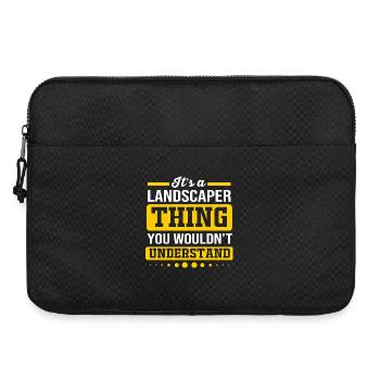 Landschaftsgärtner - Laptoptasche 15" - Schwarz - Vorne