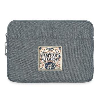 Britische Tränen, gegründet 1773, Boston Tea Party - Laptoptasche 15" - Grau meliert - Vorne