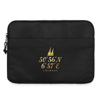 Köln Kölner Dom Koordinaten - Laptoptasche 15" - Schwarz - Vorne