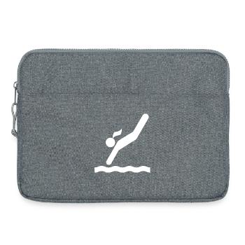 Turmspringen - Laptoptasche 15" - Grau meliert - Vorne