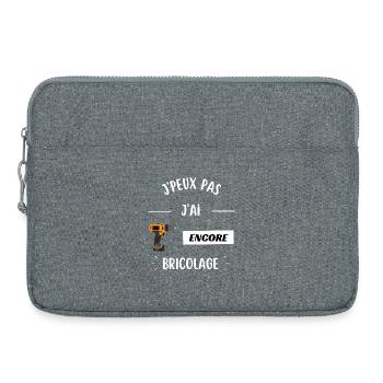 Je peux pas jai encore bricolage - Sacoche pour ordinateur portable 15 pouces - gris chiné - Devant