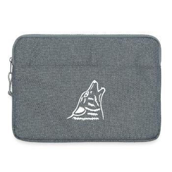 Das Heulen des weißen Wolfes - Laptoptasche 15" - Grau meliert - Vorne