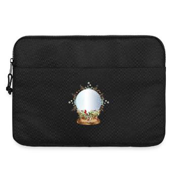 Boule à neige nostalgique vide à étiqueter - Sacoche pour ordinateur portable 15 pouces - noir - Devant