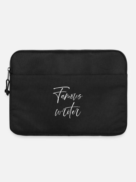 Berühmter Schriftsteller - Laptoptasche 15" - Schwarz