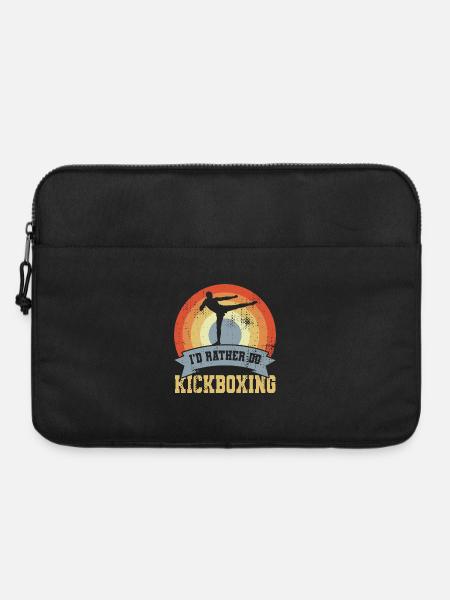 I'd Rather Do Kickboxing - Laptoptasche 15" - Schwarz