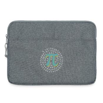 Pi Day - Happy Pi Day - Laptop bag 15" - heather grey - Front
