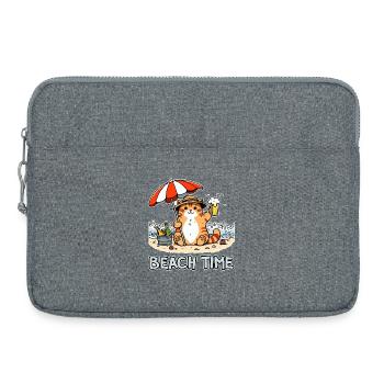 Strandzeit 2 - Laptoptasche 15" - Grau meliert - Vorne