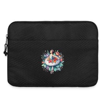 Balletttänzerin mit Tutu - Laptoptasche 15" - Schwarz - Vorne
