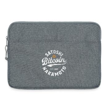 Bitcoin - We love Crypto - Laptop bag 15" - heather grey - Front