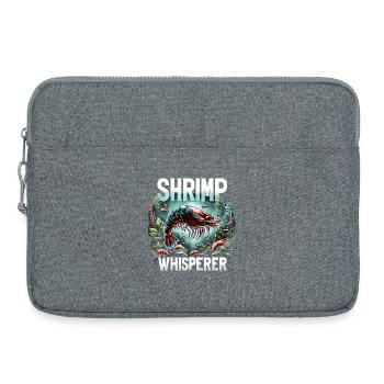 Crevette aquarium, Crevette Amano, Crevette Red Fire - Sacoche pour ordinateur portable 15 pouces - gris chiné - Devant