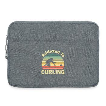 Curling - Sacoche pour ordinateur portable 15 pouces - gris chiné - Devant
