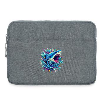 Shark - Laptop bag 15" - heather grey - Front