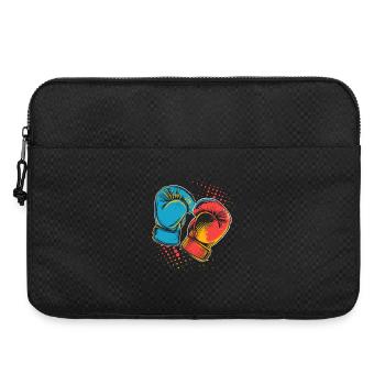 Boxing Gloves Graphic - Laptop bag 15" - black - Front