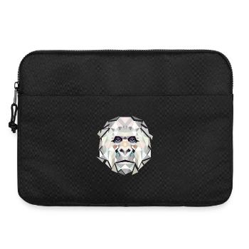 Gorilla-Kraft in geometrischen Facetten–Modern Art - Laptoptasche 15" - Schwarz - Vorne