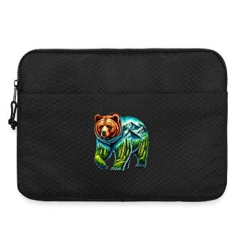 Bear - Laptop bag 15" - black - Front