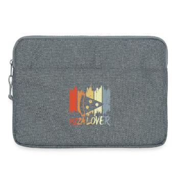 Vintage Pizza Lover - Laptop bag 15" - heather grey - Front