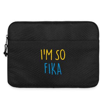 I'M SO FIKA Sverige Schweden - Laptoptasche 15" - Schwarz - Vorne