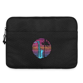 Saxophone des années 90 - Sacoche pour ordinateur portable 15 pouces - noir - Devant
