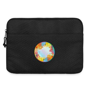 Monde sous-marin coloré avec des coraux - Sacoche pour ordinateur portable 15 pouces - noir - Devant
