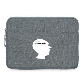 IMMUNE IMMUN V.2 - Do your own thing! Motivation - Laptoptasche 15" - Grau meliert - Vorne