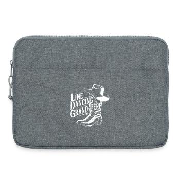 Opa-Tanzlinie - Laptoptasche 15" - Grau meliert - Vorne