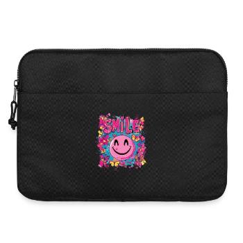 Smile the full day - herz schmetterling - Laptoptasche 15" - Schwarz - Vorne