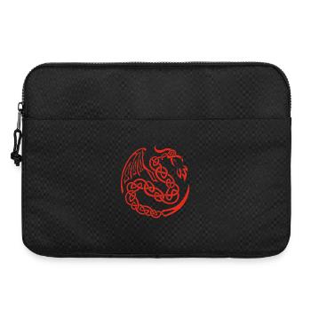 Dragon celte rouge - Sacoche pour ordinateur portable 15 pouces - noir - Devant