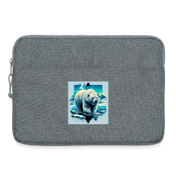 Eisbär - Laptoptasche 15" - Grau meliert - Vorne