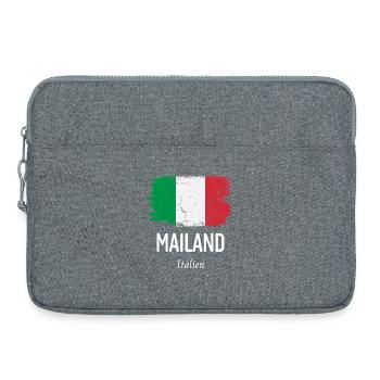 Milan - Laptop bag 15" - heather grey - Front