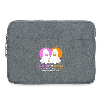 Révélation du sexe d’Halloween - Sacoche pour ordinateur portable 15 pouces - gris chiné - Devant