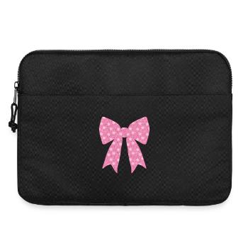 Pink Ribbon - Laptop bag 15" - black - Front