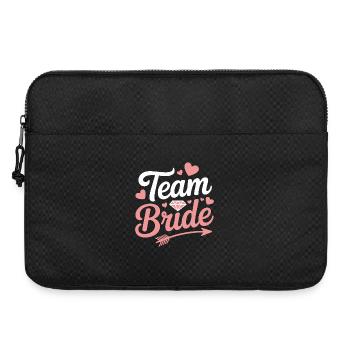 Équipe de la mariée Douche nuptiale Coeur Diamant - Sacoche pour ordinateur portable 15 pouces - noir - Devant